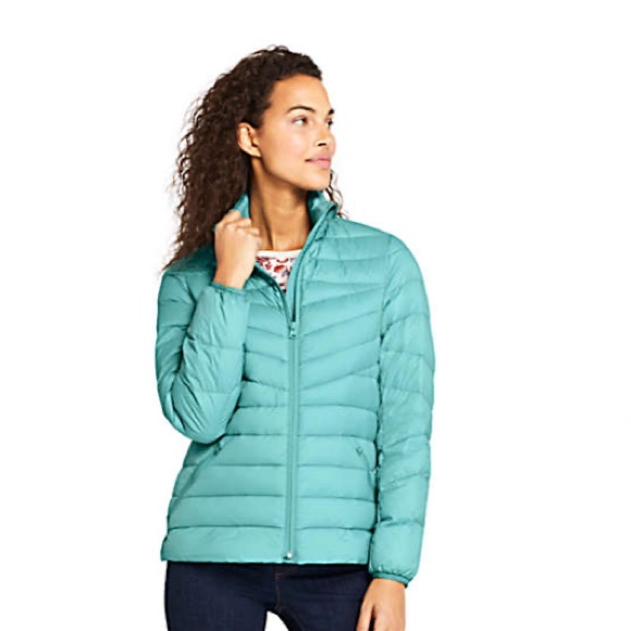 lands end casual down coat